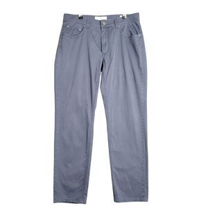 BRAX Blue Cooper Fancy Regular Fit Straight Leg Pants SIZE 32x32 ACTUAL 33x29.5